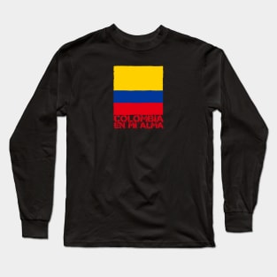 Colombia in my heart Long Sleeve T-Shirt